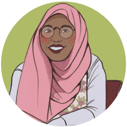 Portrait of SMA Patient Leader Ainaa Farhanah